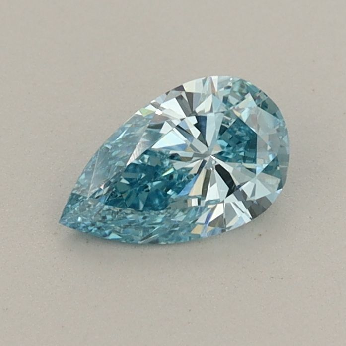 0.44 CT Fancy Vivid Blue PEAR