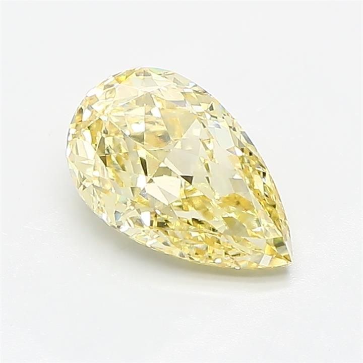 1.51 CT Fancy Yellow PEAR