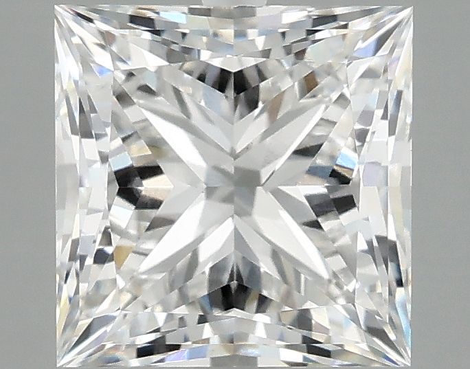 3.08 ct. princess Lab Grown Diamond front image