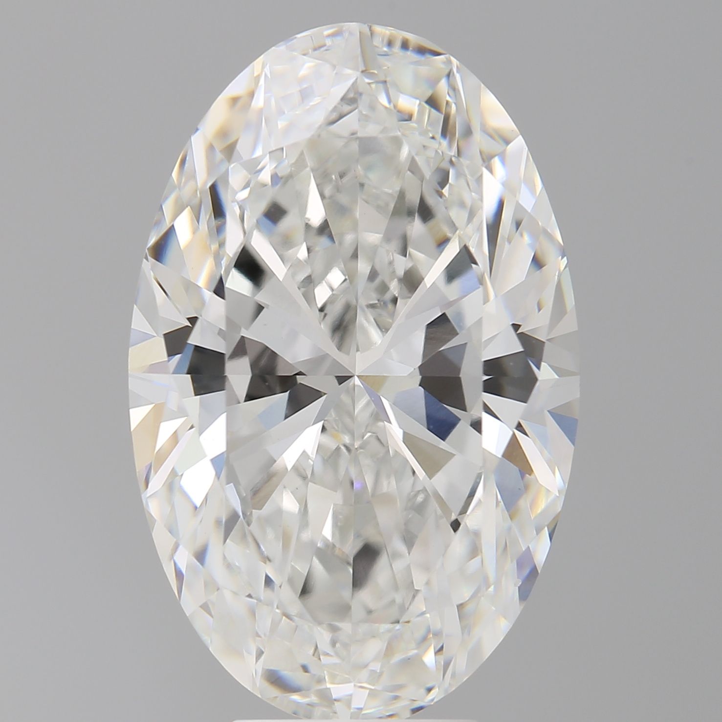 8.02 ct. oval Lab Grown Diamond front image