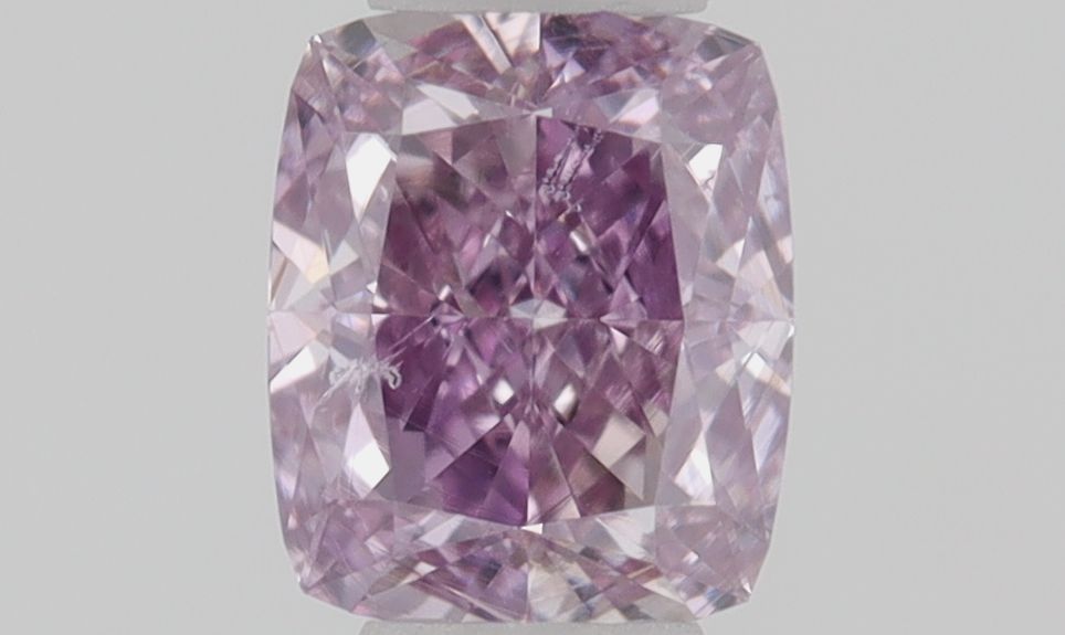 Diament 0.27 ct Fancy Intense Pink Purple/SI2