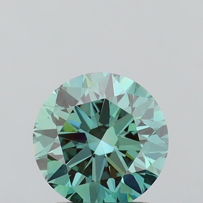1.48 CT Fancy Vivid Green ROUND