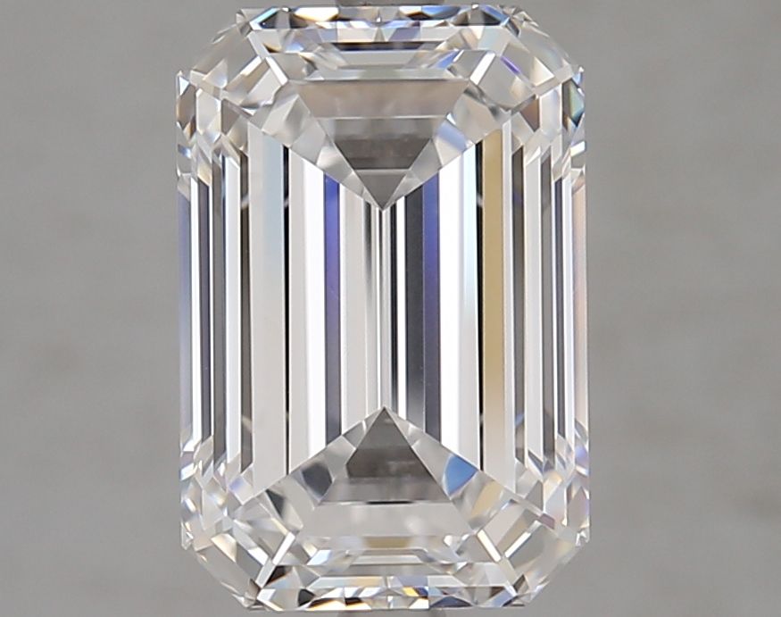 Diamant Émeraude 4.02 ct - Couleur D - Pureté VVS1