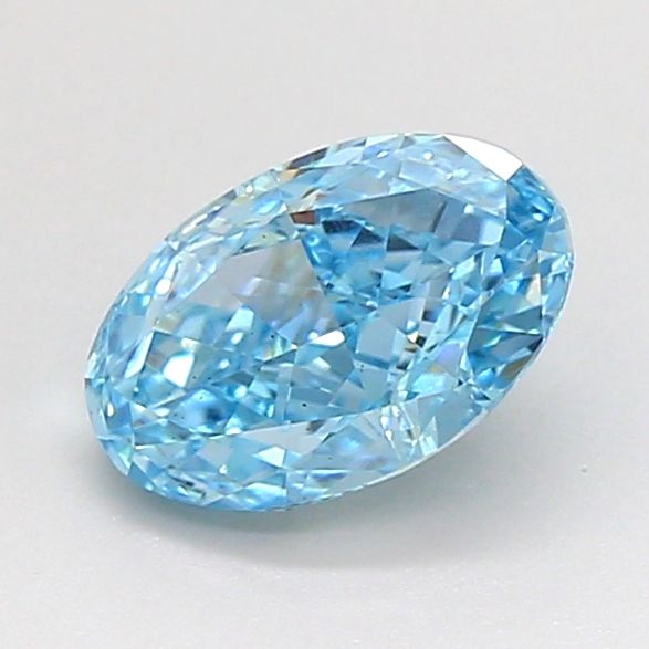 1.01 CT Fancy Vivid Blue OVAL