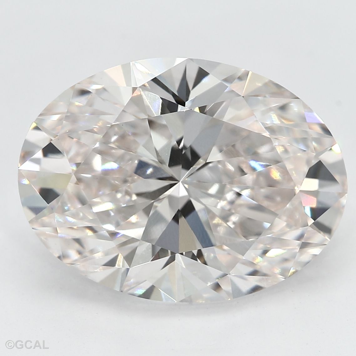 3.53 ct. oval Lab Grown Diamond front image