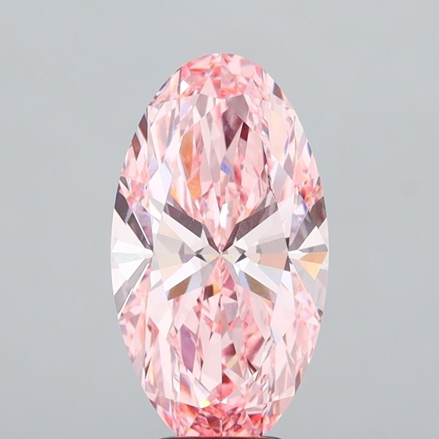 5.02 ct. oval Lab Grown Diamond front image