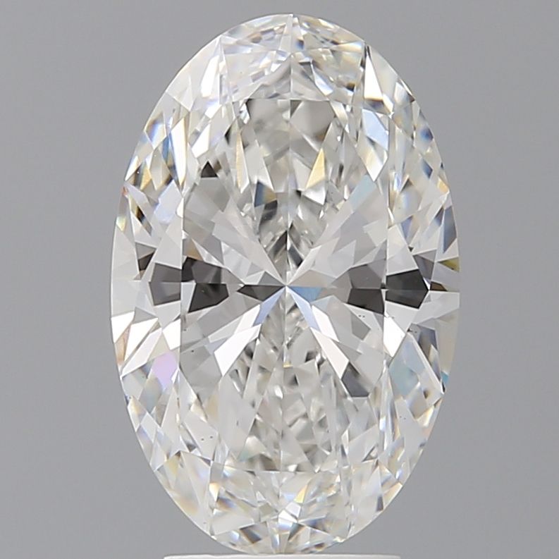 4.10 ct. oval Lab Grown Diamond front image