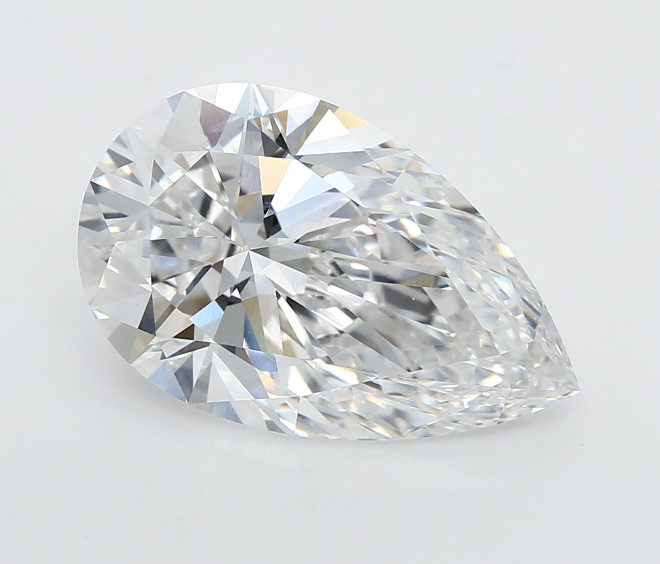 6.56 ct. pear Lab Grown Diamond front image