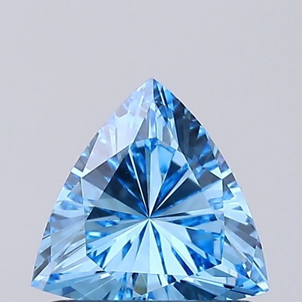 0.56 CT Fancy Vivid Blue TRIANGULAR