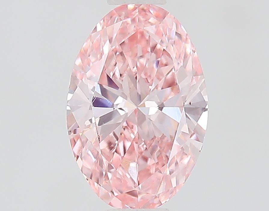 0.68 CT Fancy Vivid Pink OVAL