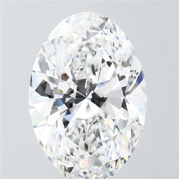 6.08 ct. oval Lab Grown Diamond front image