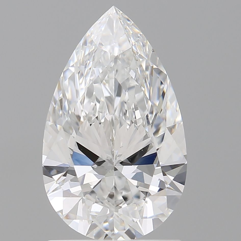 Diamant Poire 1.58 ct - Couleur E - Pureté VVS2