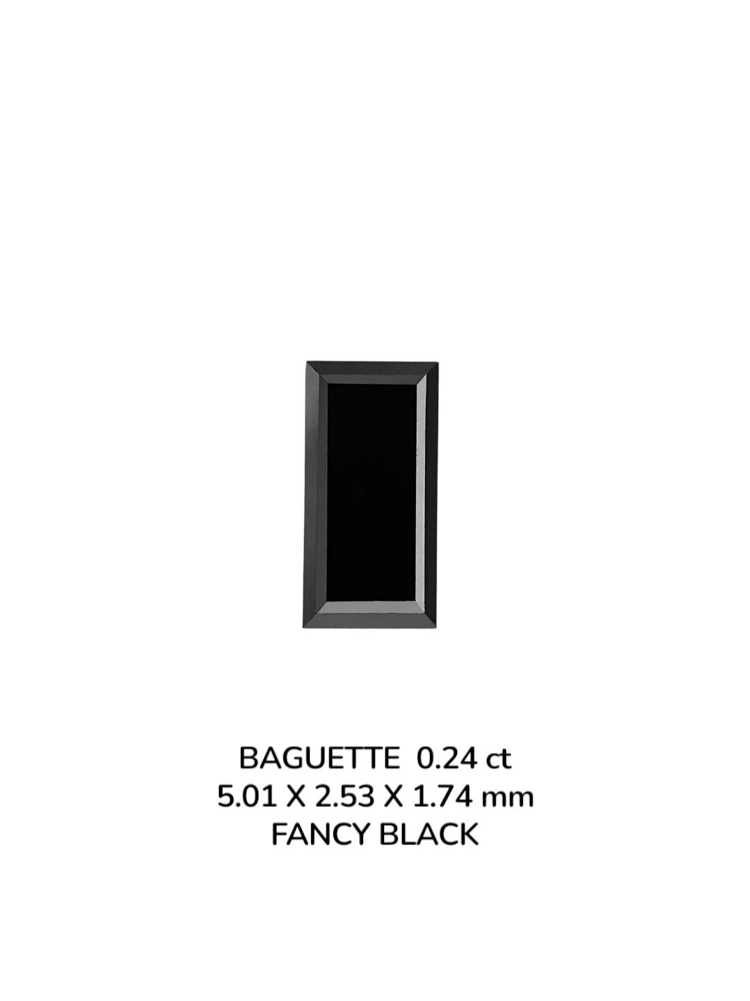 Diament 0.24 ct Fancy Black/VVS2