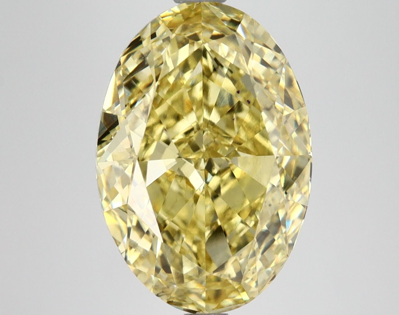 6.17 ct. oval Lab Grown Diamond front image