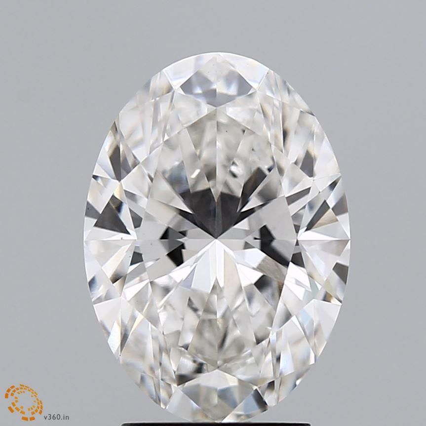3.05 ct. oval Lab Grown Diamond front image