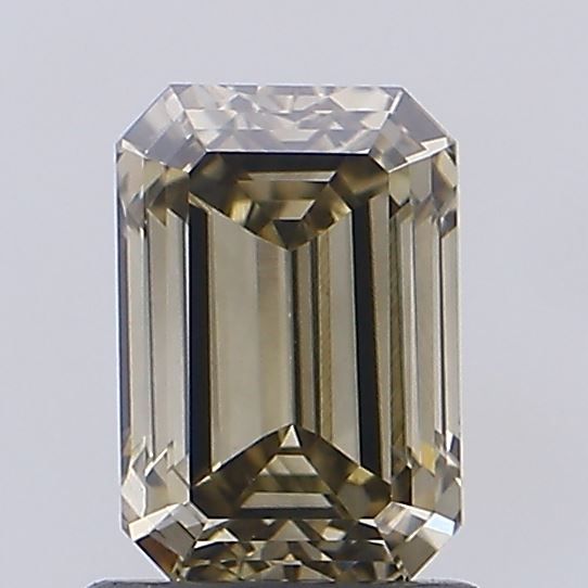 1.3 CT Fancy Light Grayish Yellow EMERALD