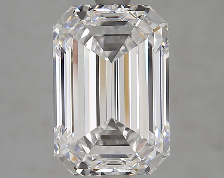 Diamant Émeraude 4.06 ct - Couleur D - Pureté VVS1