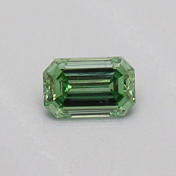 0.14 CT Fancy Vivid Green EMERALD