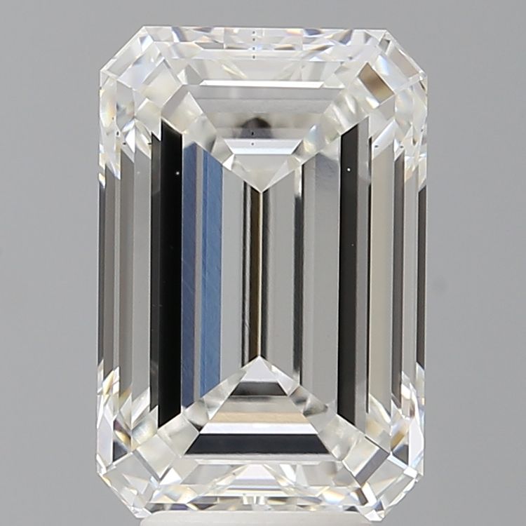 5.53 ct. emerald Lab Grown Diamond front image