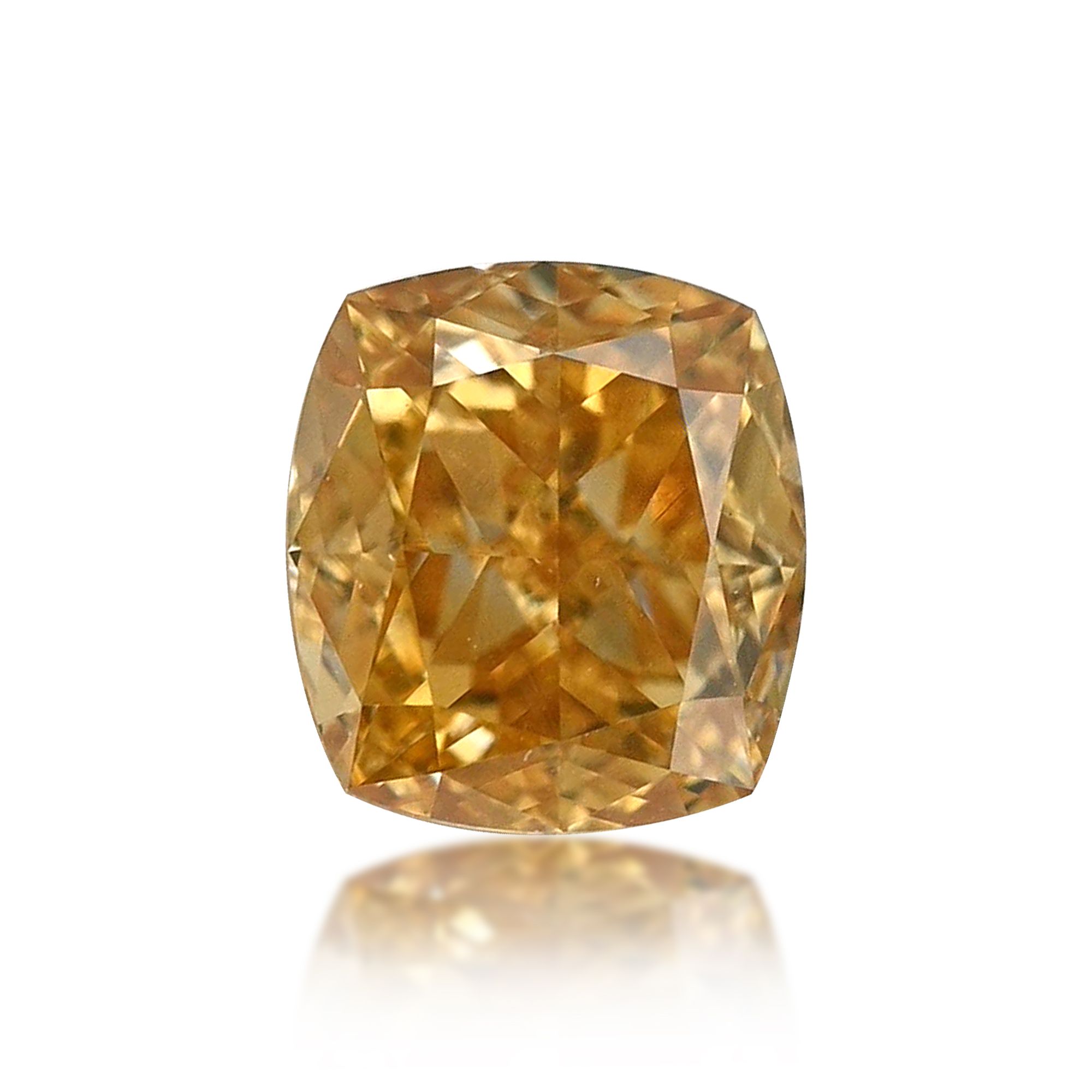 Diament 0.43 ct Fancy Intense Orangey Yellow/SI1