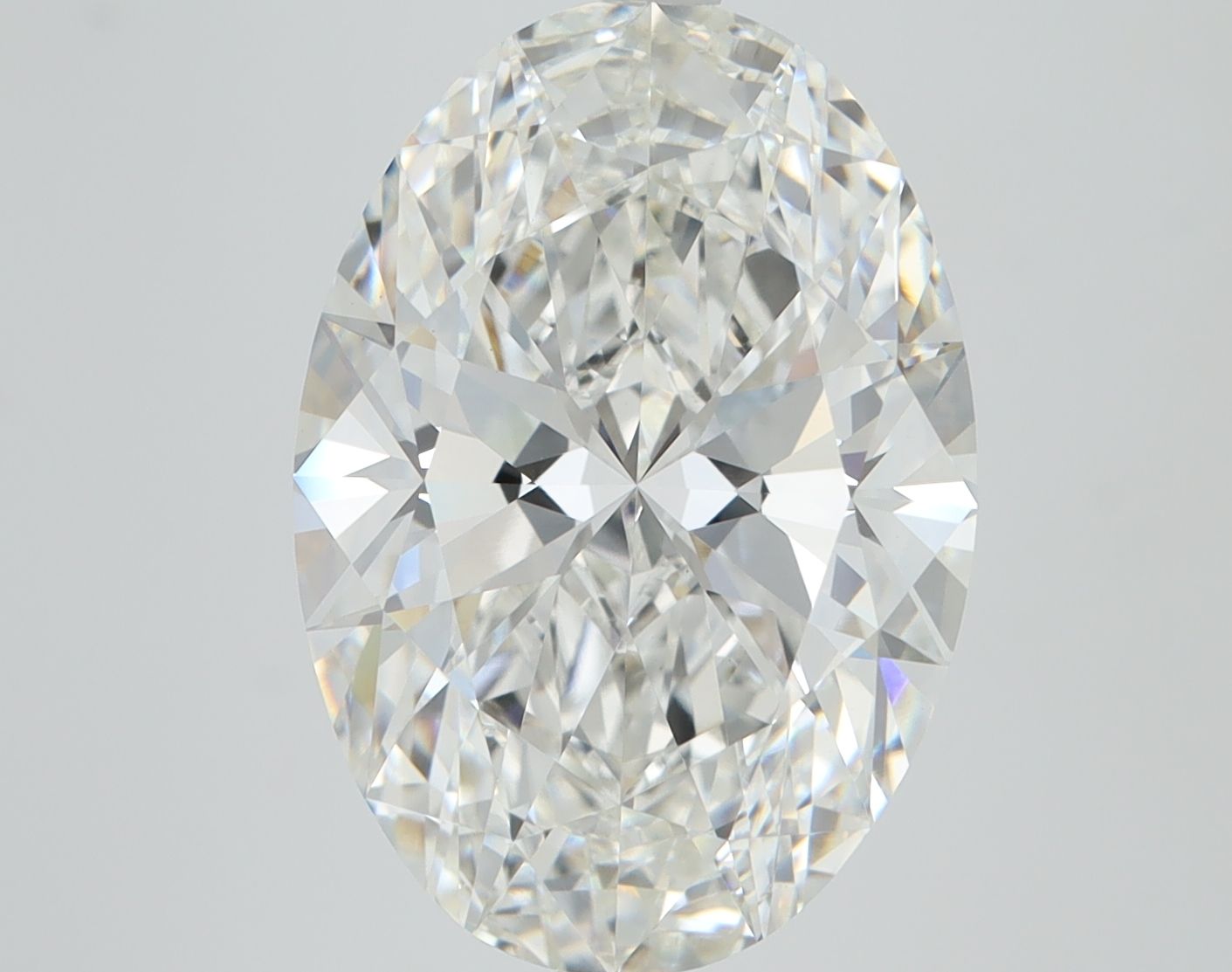 5.60 ct. oval Lab Grown Diamond front image