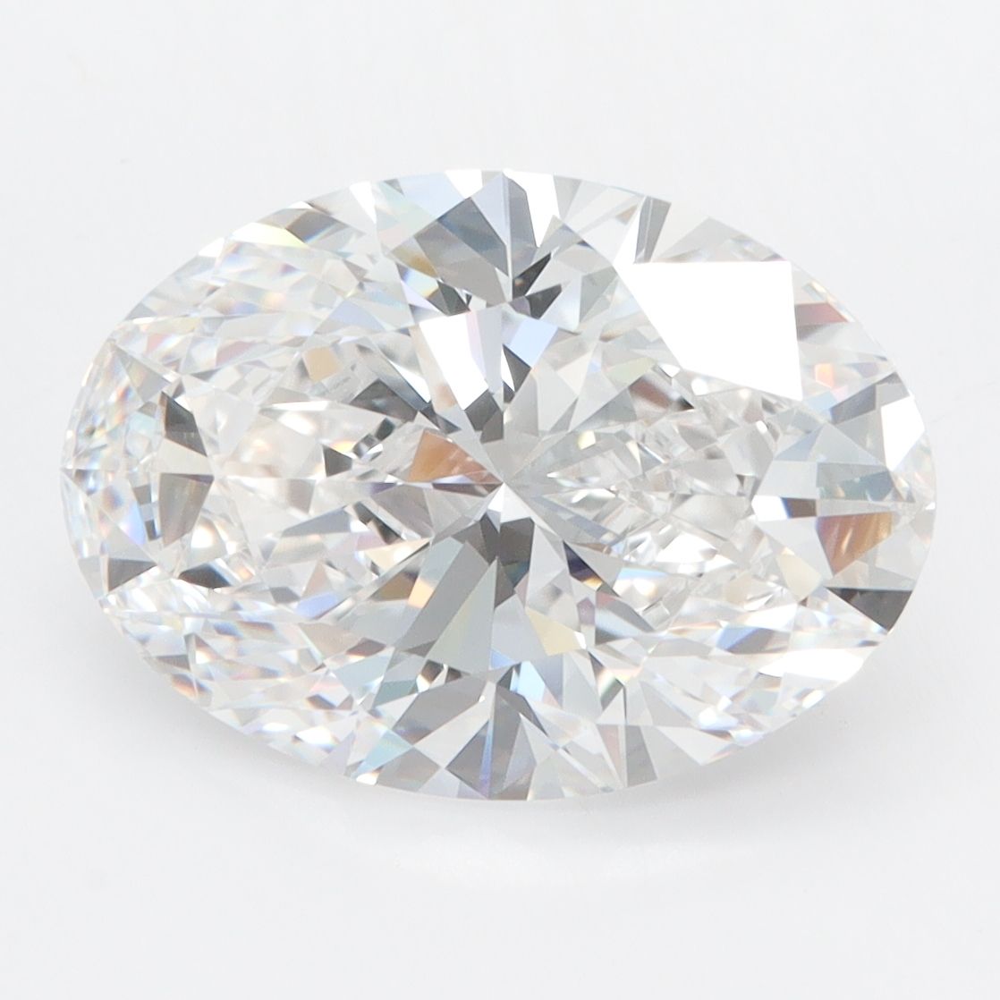 5.05 ct. oval Lab Grown Diamond front image
