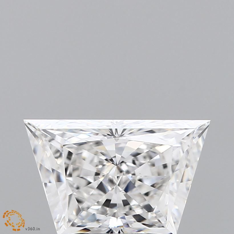 2.18 ct lab-grown Trapezoid Diamond