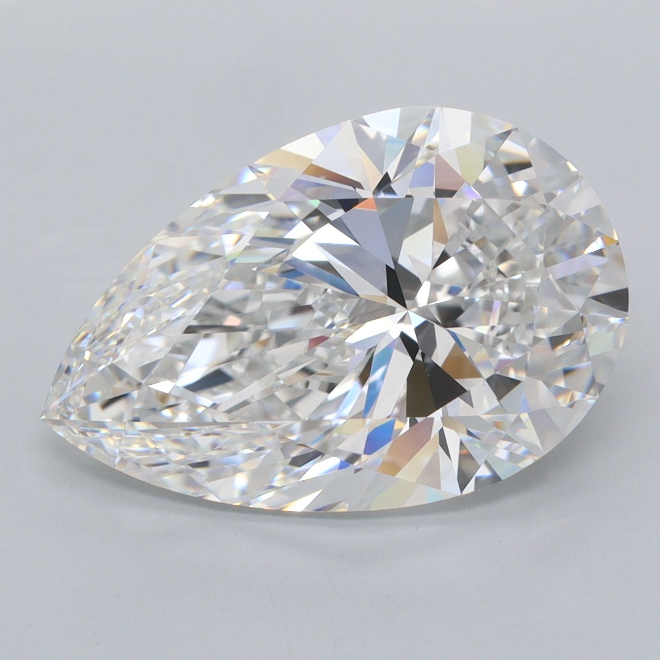 7.2 carat d FL EX Cut IGI pear diamond