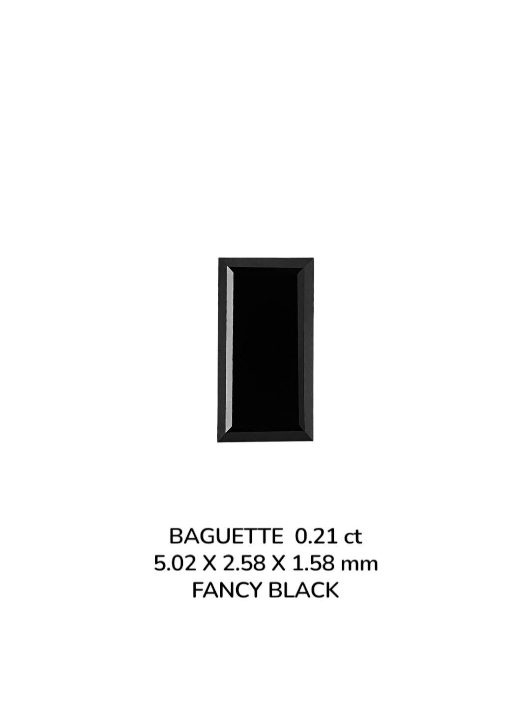Diament 0.21 ct Fancy Black/VVS2