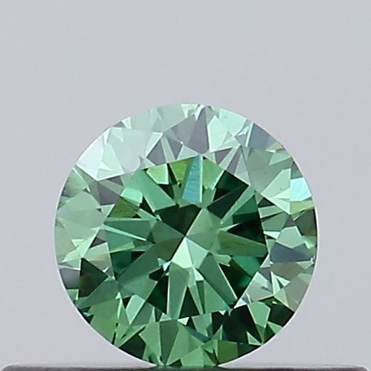 0.3 CT Fancy Vivid Green ROUND