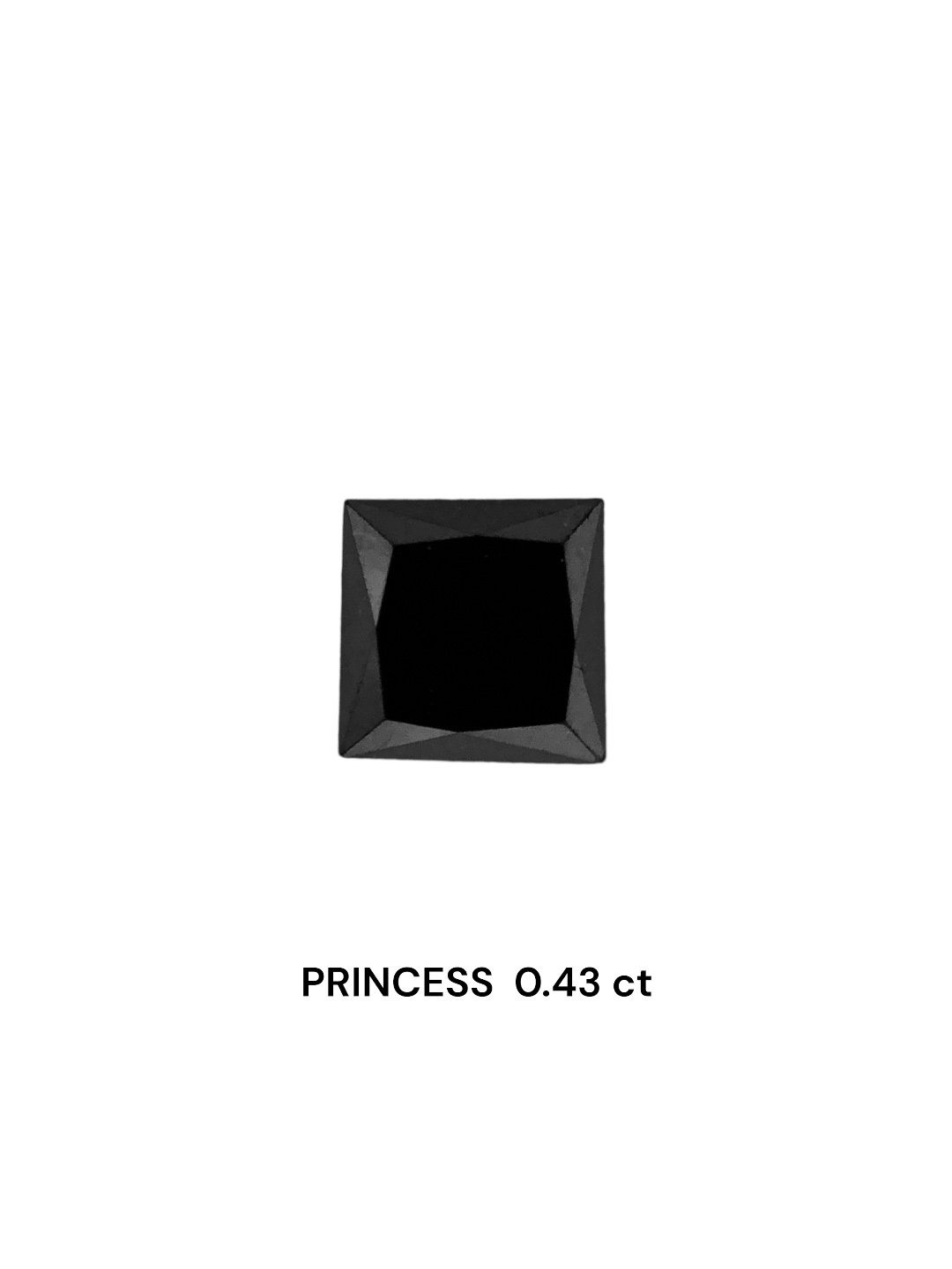 Diament 0.43 ct Fancy Black/VVS2
