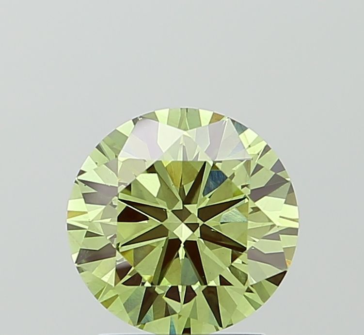 1.98 CT Fancy Vivid Green ROUND