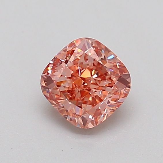0.59 CT Fancy Pinkish Brown CUSHION MODIFIED