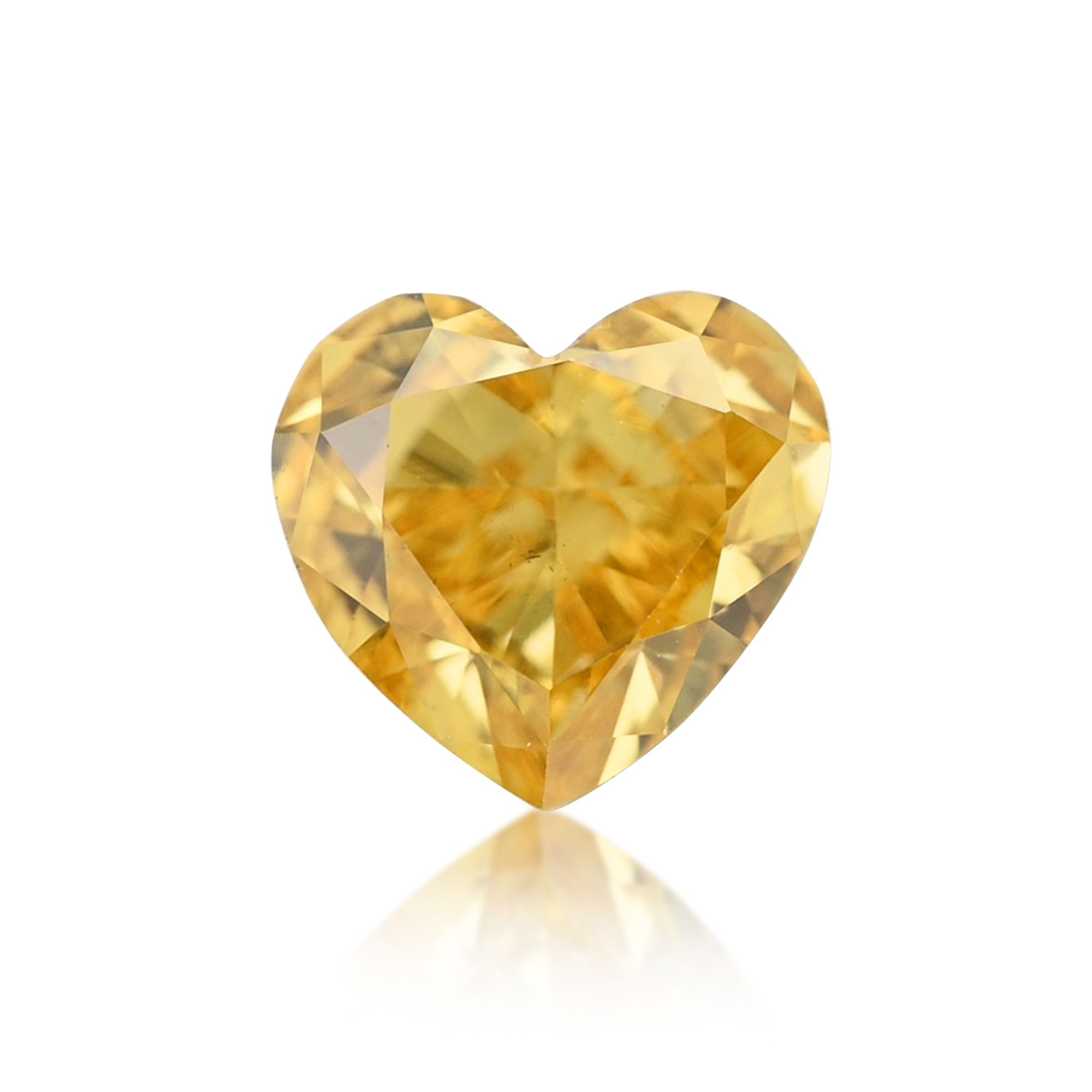 Diament 0.31 ct Fancy Vivid Orangey Yellow/VS2