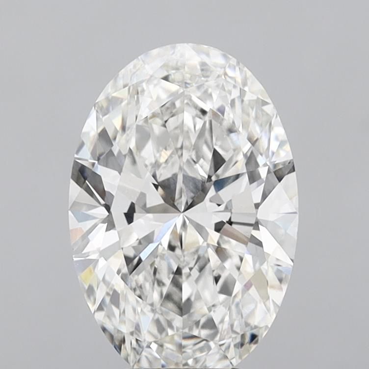 5.01 ct. oval Lab Grown Diamond front image