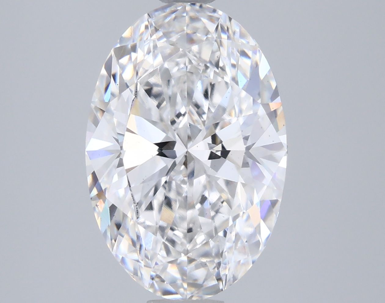 3.01 ct. oval Lab Grown Diamond front image