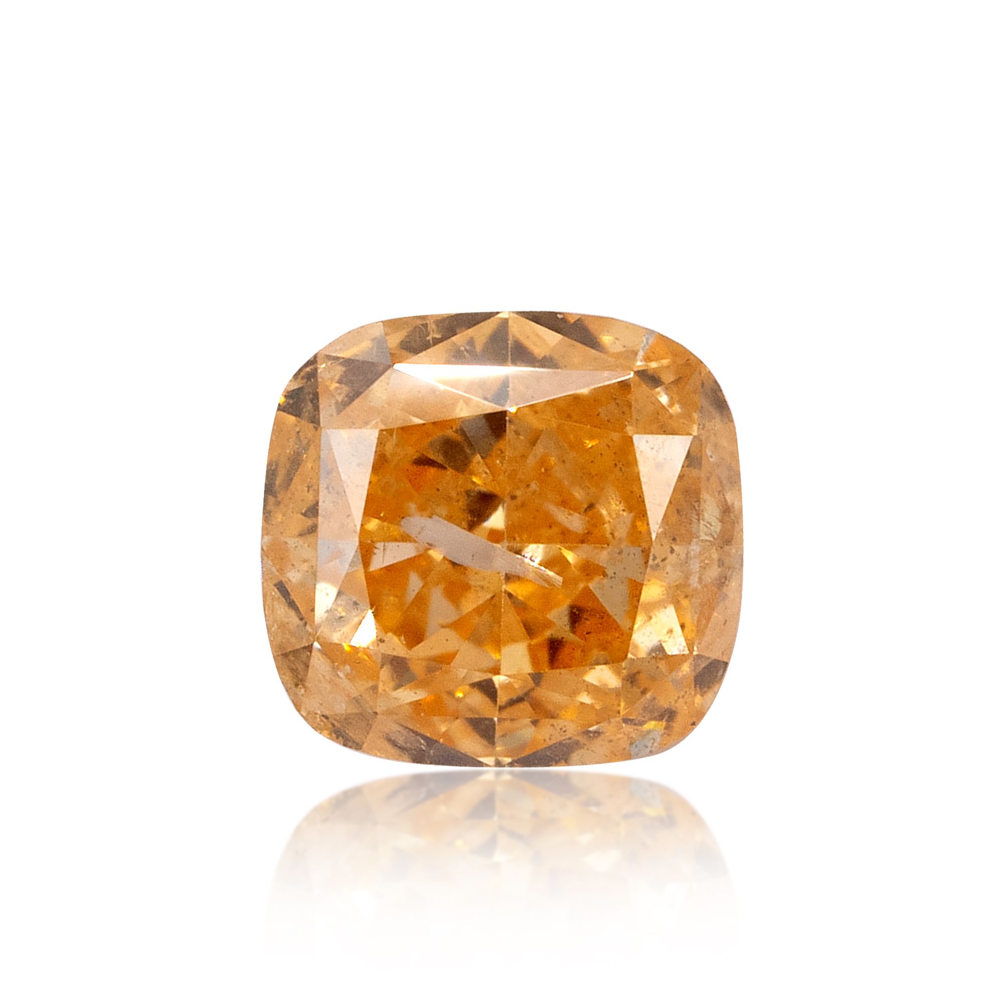 Diament 0.36 ct Fancy Yellow Orange/