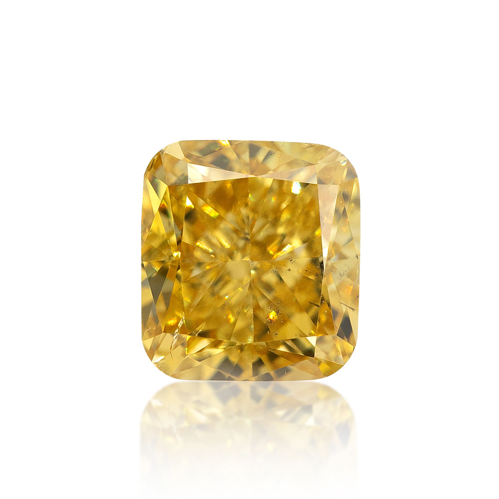 Diament 0.59 ct Fancy Deep Yellow/SI1