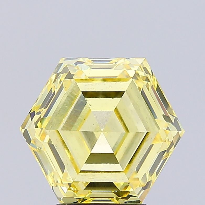 5.04 ct lab-grown Hexagonal Diamond