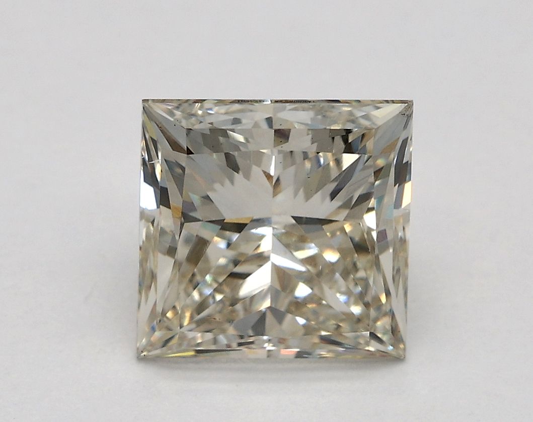 2.10 ct. princess Lab Grown Diamond front image