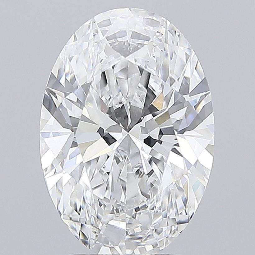 4.02 ct. oval Lab Grown Diamond front image