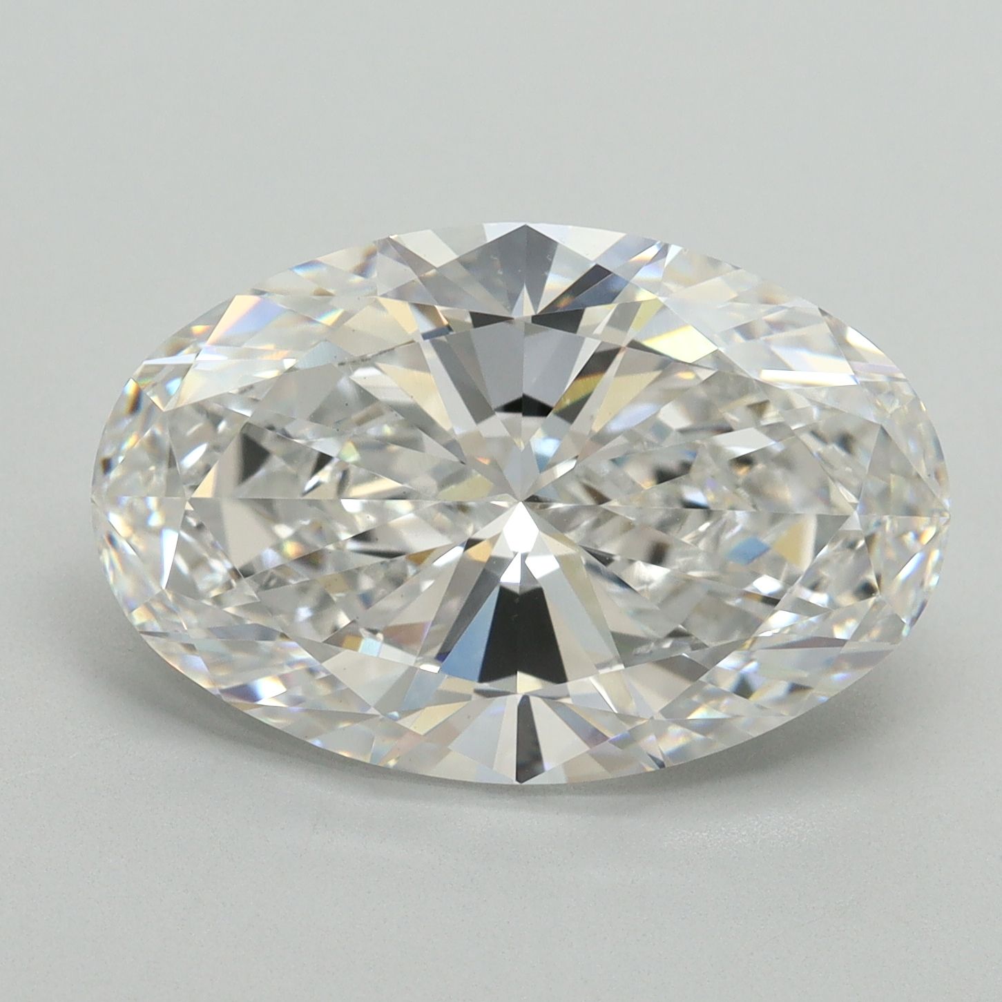 7.05 ct. oval Lab Grown Diamond front image