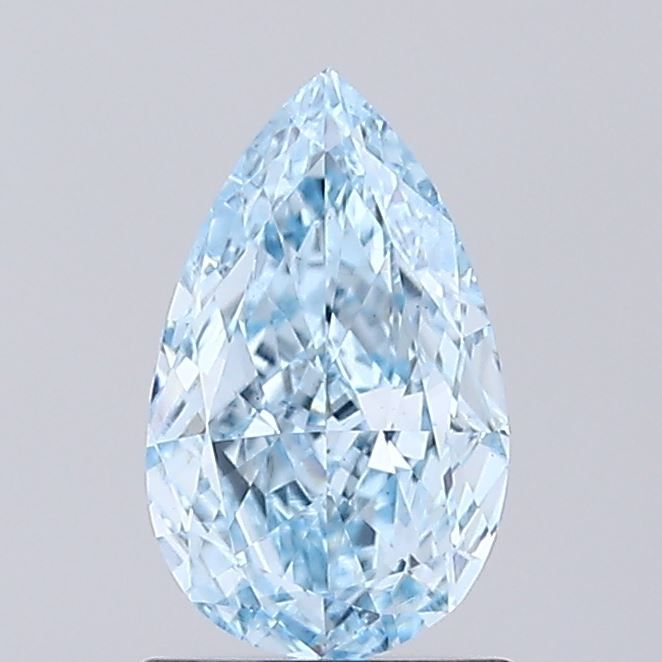 1.06 CT Fancy Intense Blue PEAR