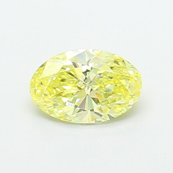 0.78 CT Fancy Intense Yellow OVAL