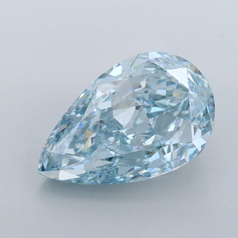 1.49 CT Fancy Vivid Blue PEAR