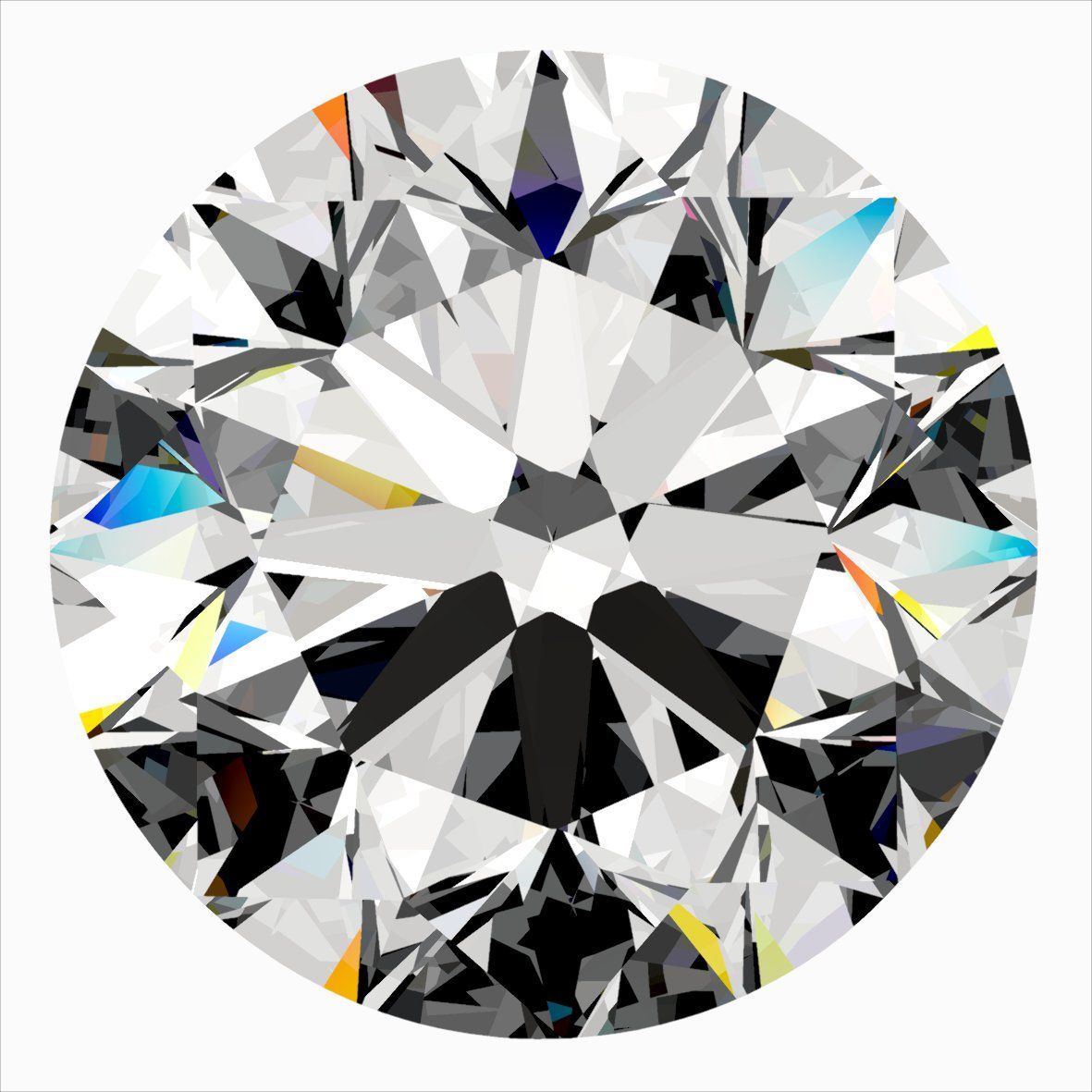 0.51 ct Round diamond