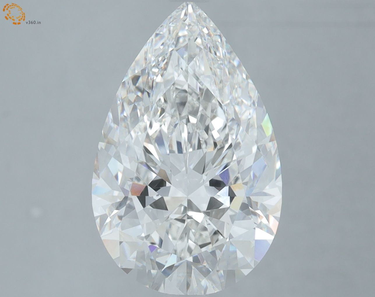 4.08 ct. pear Lab Grown Diamond front image