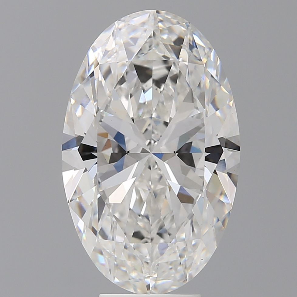 7.10 ct. oval Lab Grown Diamond front image
