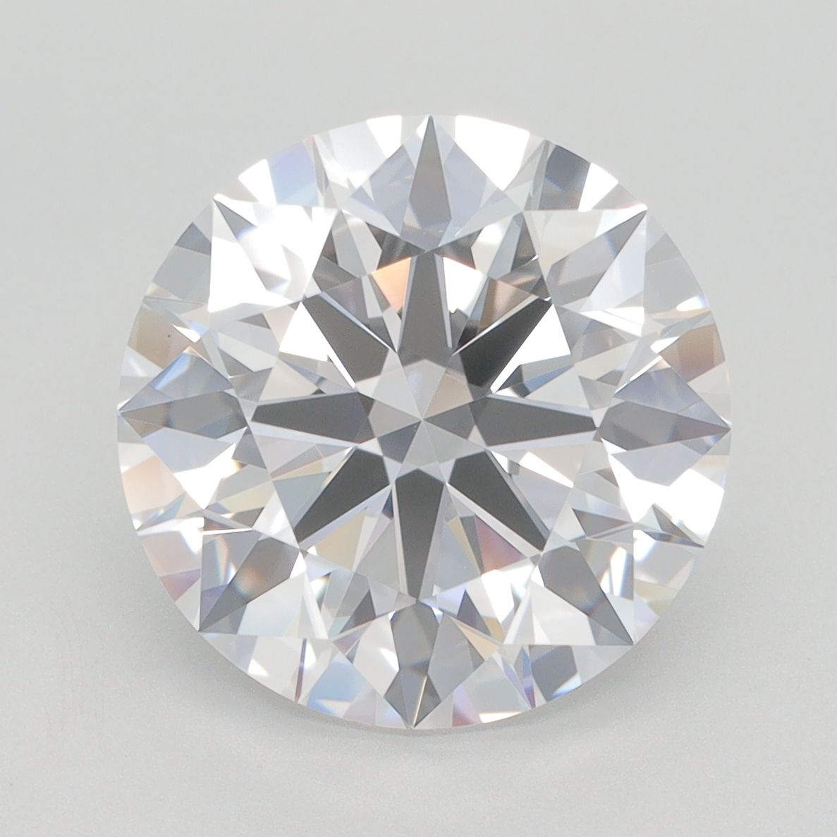 5.64 ct. round Lab Grown Diamond front image
