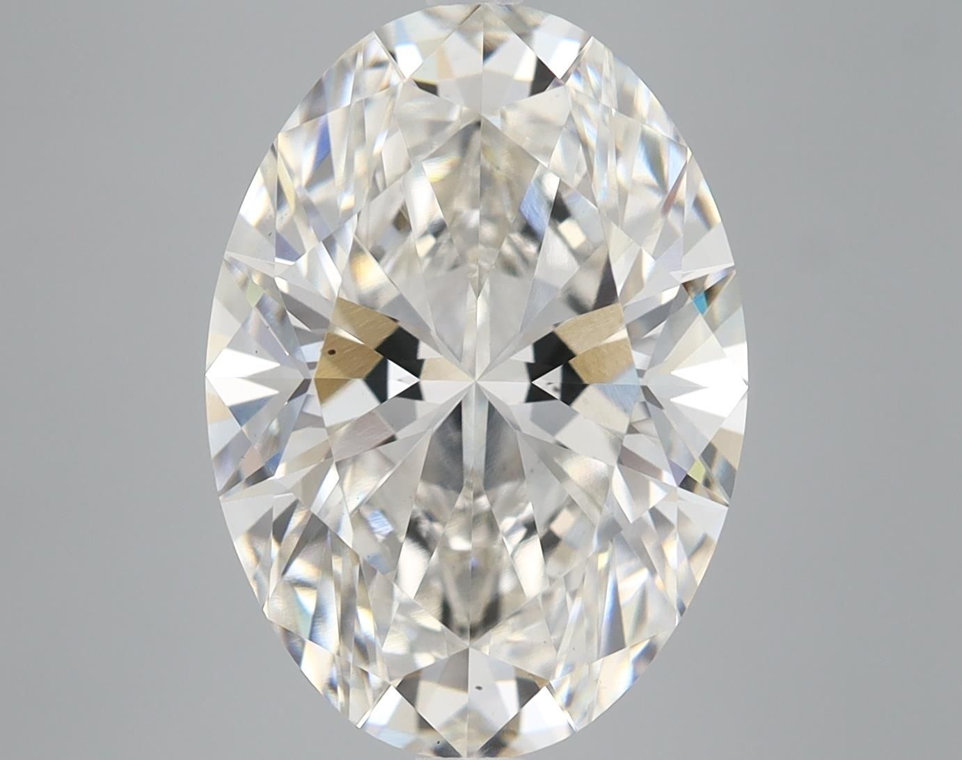 6.12 ct. oval Lab Grown Diamond front image